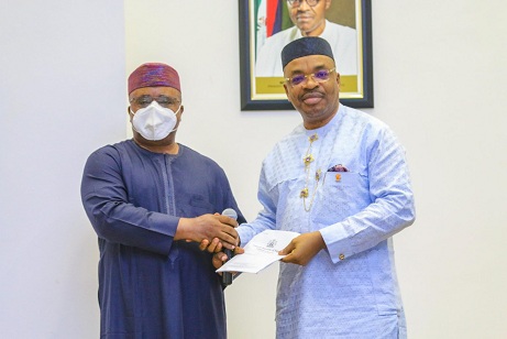 Gov Emmanuel Formally Receives Liberty Oil And Gas Free Zone License