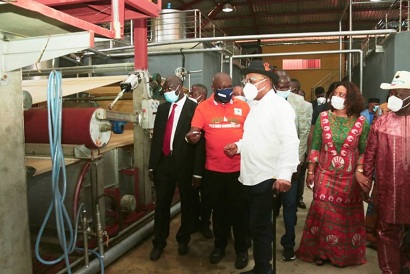 Gov. Udom Inaugurates Tissue Factory