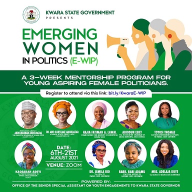 Kwara govt set for Emerging Women in Politics (E-WIP) Mentorship Programme