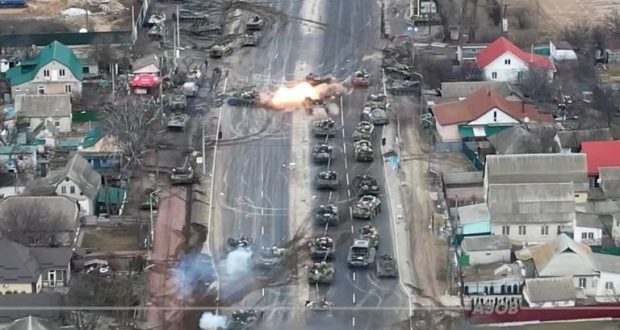 Putin Invasion In Tatters As Russian Tanks Decimated In Ukrainian Strike
