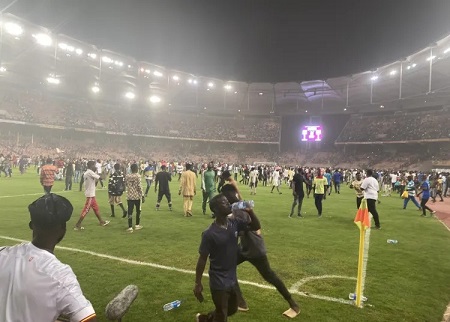S/Eagles Fans on Rampage after Ghana Dash Nigeria’s Hope Of World Cup