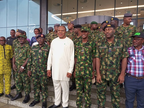 A’Ibom Commissioner Plays Host To Course 8 Participants of Air Force War College