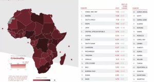 Nigeria Ranks Second In Africa On Organised Crime Index 2023